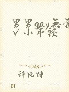 男男gay无套√小年轻
