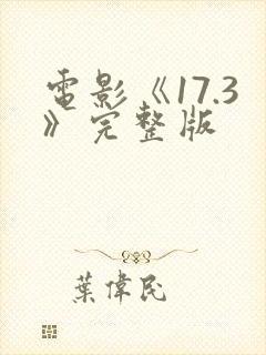 电影《17.3》完整版