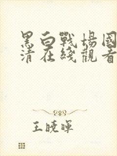 黑白战场国语高清在线观看免费
