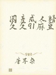 国产成人精品久久久91麻豆