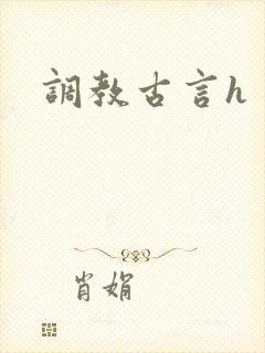 调教古言h封面