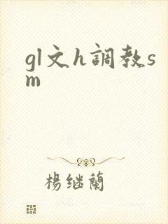 gl文h调教sm封面