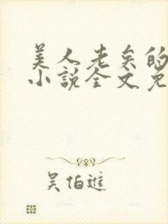 美人老矣的原著小说全文免费阅读