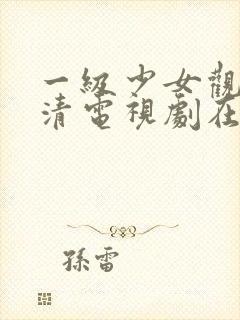 一级少女观看高清电视剧在线