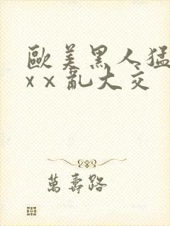 欧美黑人猛交xxⅹ乱大交