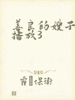 善良的嫂子在线播放3