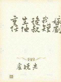 重生后我嫁了前任他叔短剧免费观看