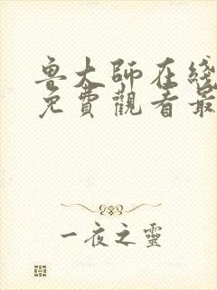 鲁大师在线观看免费观看最新版下载