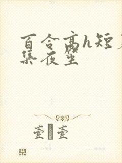 百合高h短篇合集夜笙
