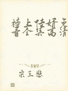 榜上佳婿免费观看全集高清