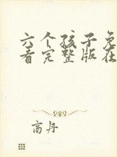 六个孩子免费观看完整版在线全集