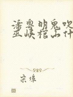 潘粤明鬼吹灯之巫峡棺山什么时候上映