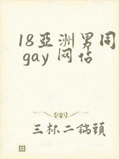 18亚洲男同志 gay 网站