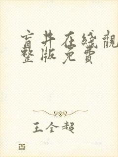 盲井在线观看完整版免费