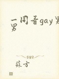 一同看gay男男