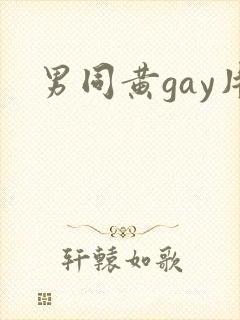 男同黄gay片