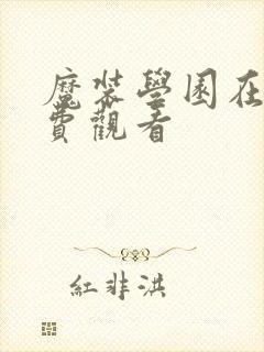 魔装学园在线免费观看封面