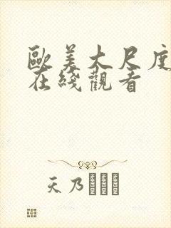 欧美大尺度视频在线观看封面