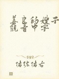 善良的嫂子在线观看中字