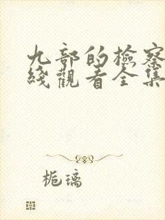 九部的检察官在线观看全集免费播放封面
