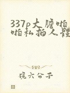 337p大胆啪啪私拍人体封面