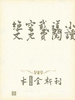绝空武道小说全文免费阅读封面