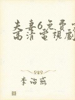 夫妻6免费完整高清电视剧看