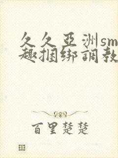 久久亚洲sm情趣捆绑调教