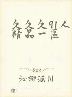 久久久91人妻精品一区