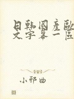 日韩国产欧美中文字幕一区