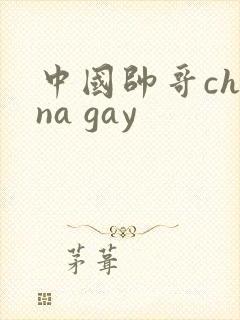 中国帅哥china gay封面