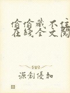 偷偷藏不住小说在线全文阅读