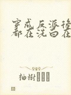 穿成反派后每天都在洗白在线看封面