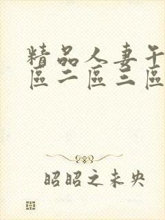 精品人妻午夜一区二区三区四区电影