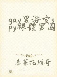 gay男浴室spy裸体男国产