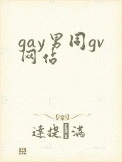gay男同gv网站封面