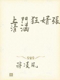 上门狂婿张玄林清涵封面