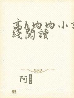 高h肉肉小说在线阅读