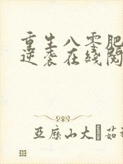 重生八零肥妻要逆袭在线阅读阅读全文封面