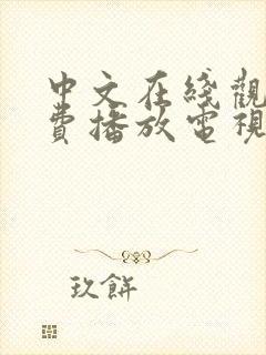 中文在线观看免费播放电视剧大全下