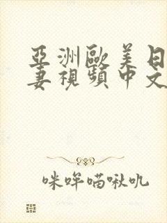亚洲欧美日韩人妻视频中文字幕