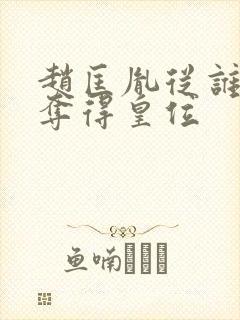 赵匡胤从谁手里夺得皇位