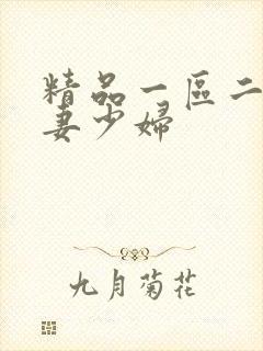 精品一区二区人妻少妇
