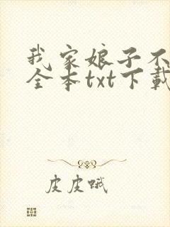 我家娘子不对劲全本txt下载