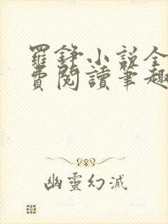 罗铮小说全文免费阅读笔趣阁