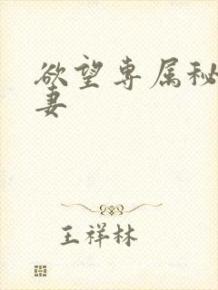 欲望专属秘书人妻