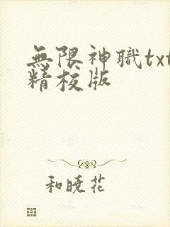 无限神职txt精校版封面