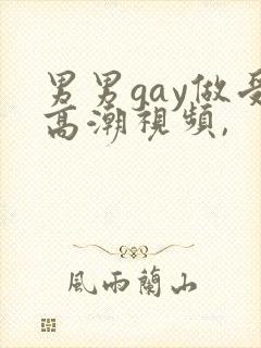 男男gay做受高潮视频,封面