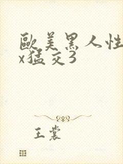 欧美黑人性xxx猛交3