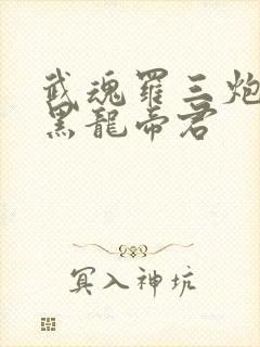 武魂罗三炮我乃黑龙帝君